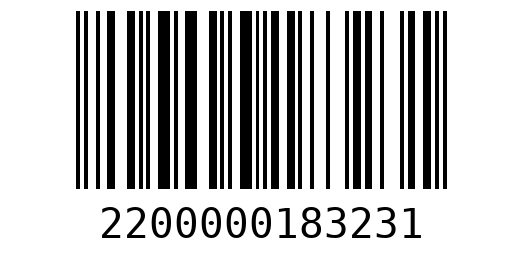 Штрихкод 2200000183231