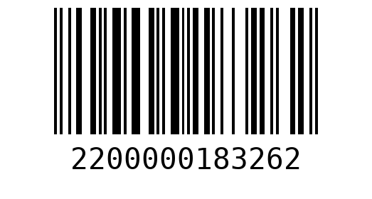 Штрихкод 2200000183262