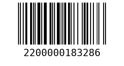 Штрихкод 2200000183286