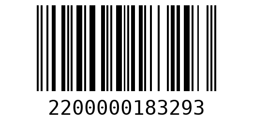 Штрихкод 2200000183293