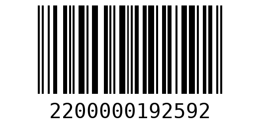 Штрихкод 2200000192592