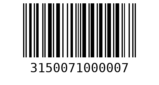 Штрихкод 3150071000007