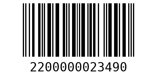 Штрихкод 2200000023490