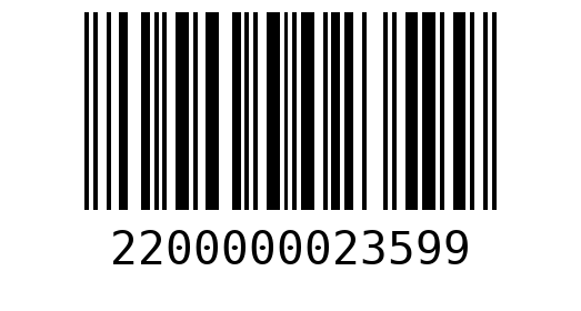 Штрихкод 2200000023599