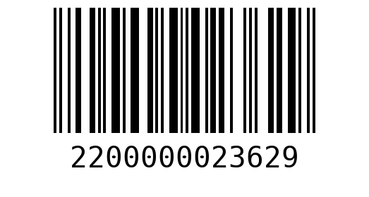 Штрихкод 2200000023629