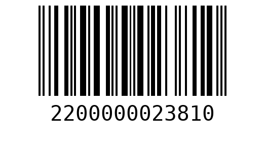 Штрихкод 2200000023810