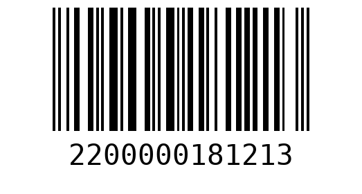 Штрихкод 2200000181213