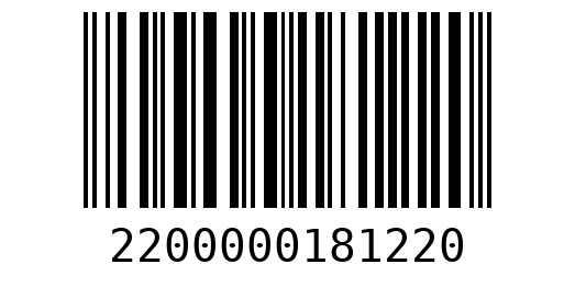 Штрихкод 2200000181220