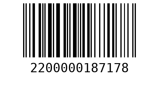 Штрихкод 2200000187178