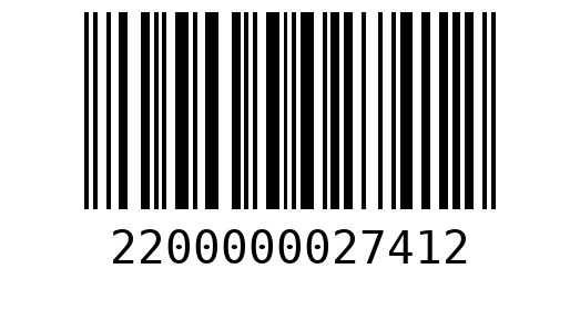 Штрихкод 2200000027412
