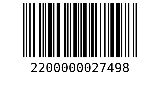Штрихкод 2200000027498