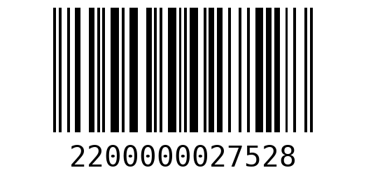Штрихкод 2200000027528