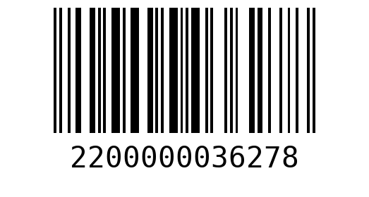 Штрихкод 2200000036278