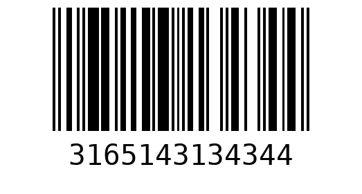 Штрихкод 3165143134344