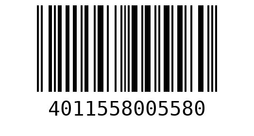 Штрихкод 4011558005580