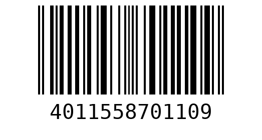 Штрихкод 4011558701109