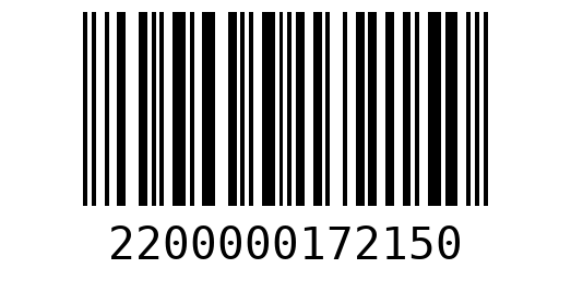 Штрихкод 2200000172150
