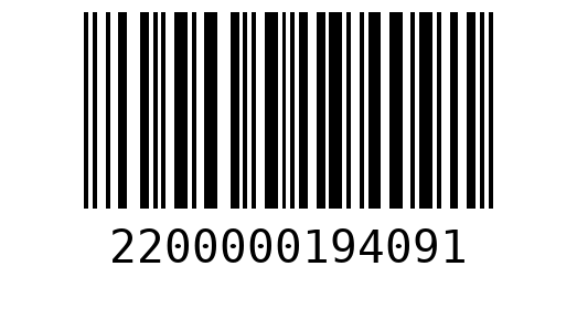 Штрихкод 2200000194091