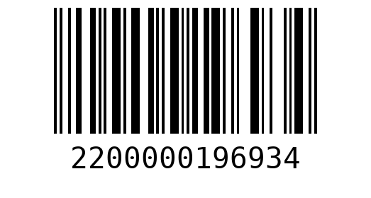 Штрихкод 2200000196934
