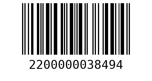 Штрихкод 2200000038494
