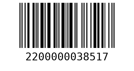 Штрихкод 2200000038517