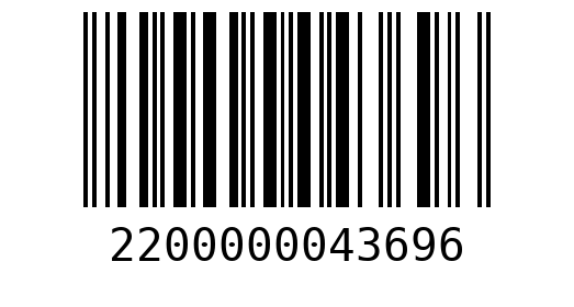 Штрихкод 2200000043696