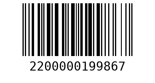 Штрихкод 2200000199867