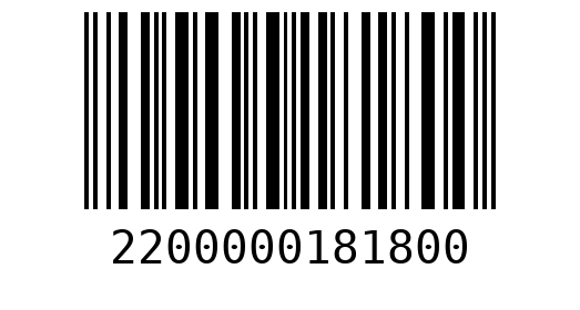 Штрихкод 2200000181800