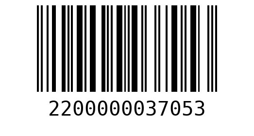 Штрихкод 2200000037053