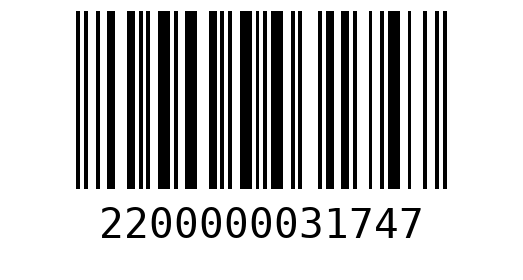 Штрихкод 2200000031747