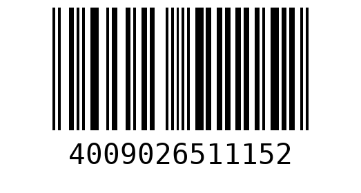 Штрихкод 4009026511152