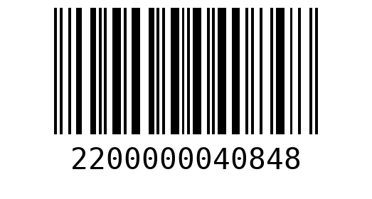 Штрихкод 2200000040848