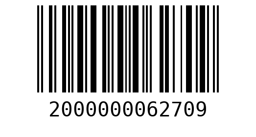 Штрихкод 2000000062709
