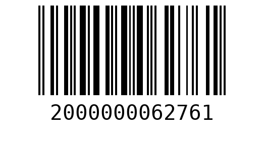 Штрихкод 2000000062761