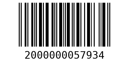 Штрихкод 2000000057934