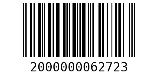 Штрихкод 2000000062723