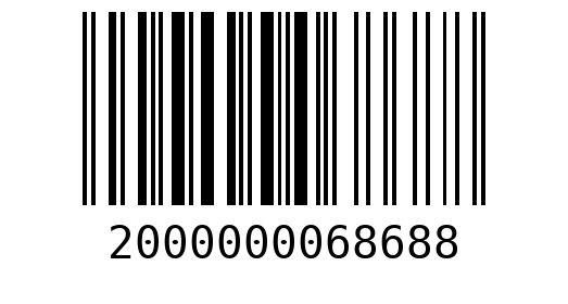 Штрихкод 2000000068688