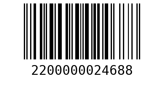 Штрихкод 2200000024688