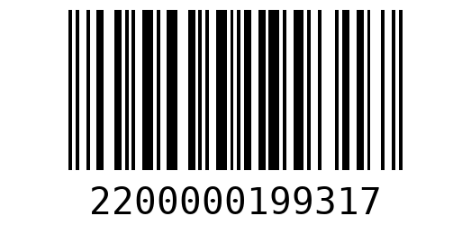 Штрихкод 2200000199317