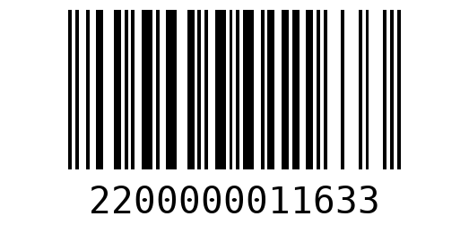 Штрихкод 2200000011633
