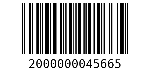 Штрихкод 2000000045665