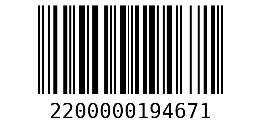 Штрихкод 2200000194671
