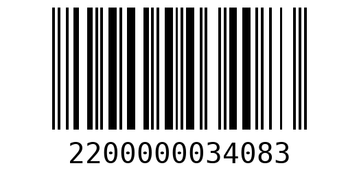 Штрихкод 2200000034083