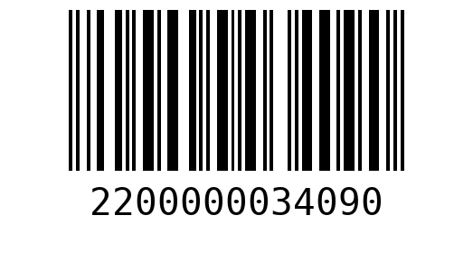 Штрихкод 2200000034090