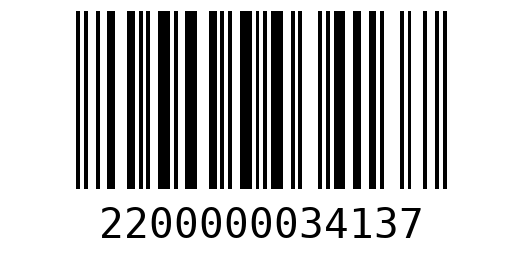 Штрихкод 2200000034137