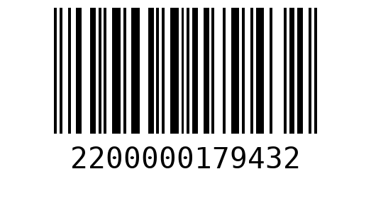 Штрихкод 2200000179432