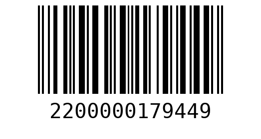 Штрихкод 2200000179449