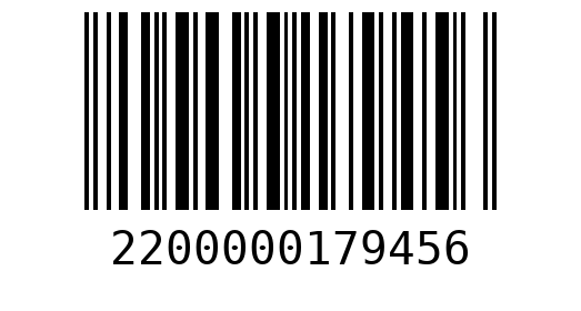 Штрихкод 2200000179456