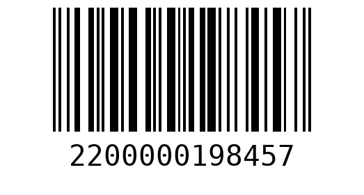 Штрихкод 2200000198457