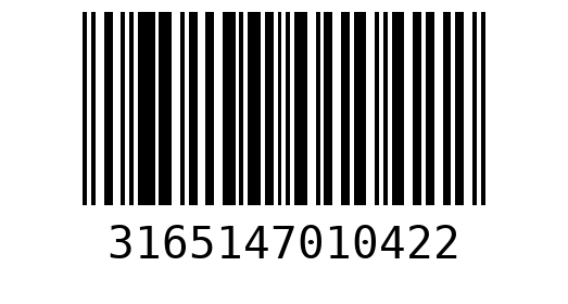 Штрихкод 3165147010422